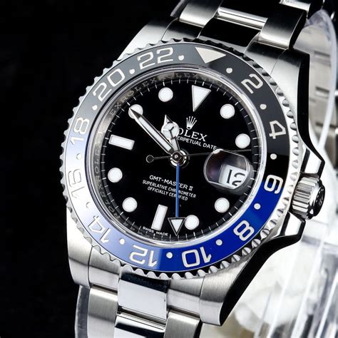 rolex gmt ii blue and black|rolex gmt all black.